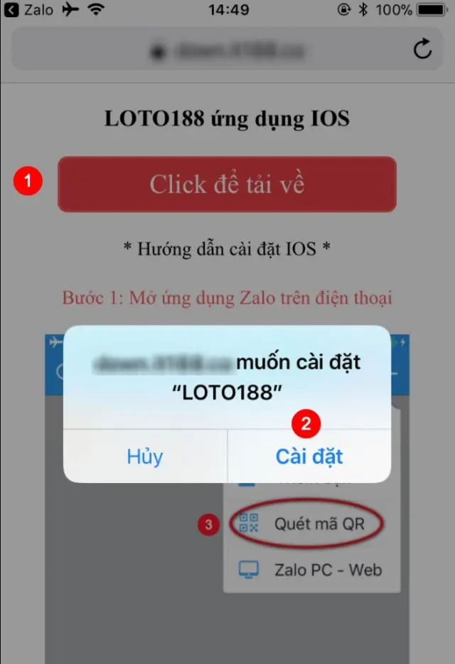 Hướng Dẫn Tải Ứng Dụng Loto188 Cho Điện Thoại iOS